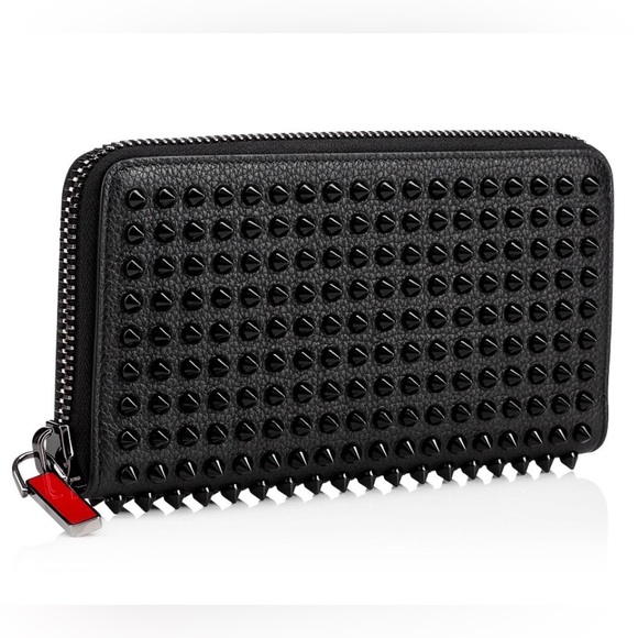 Christian Louboutin Handbags - Christian Louboutin Panettone wallet Grained calf leather and spikes